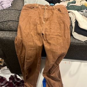 Brown jeans